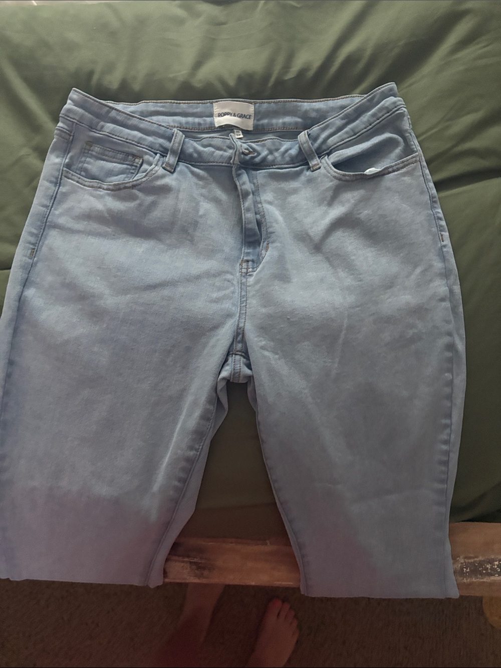 KUT from the Kloth Light Blue Wide Leg Jeans